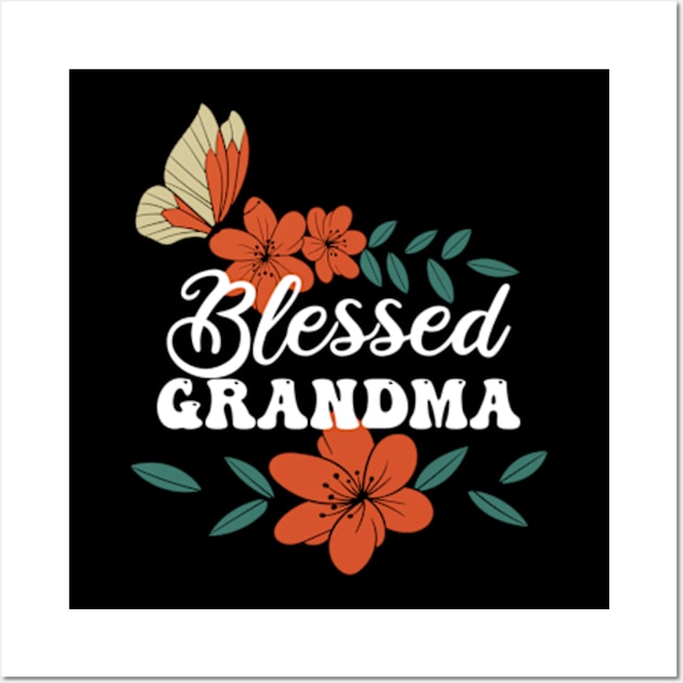 Blessed Grandma Wall Art by Oiyo